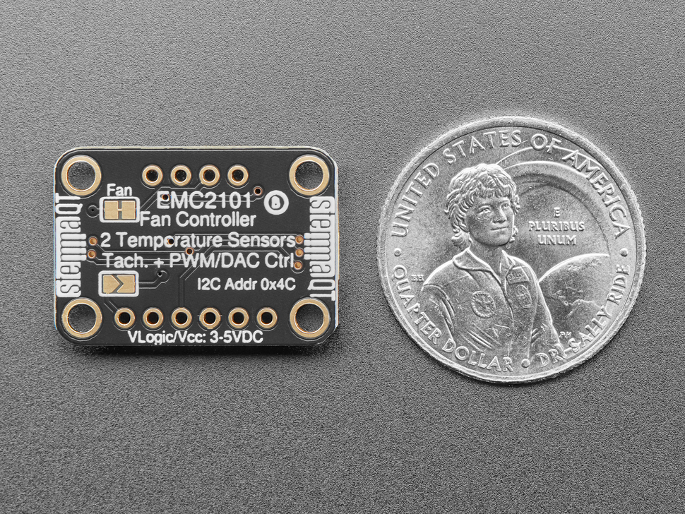 Adafruit EMC2101 I2C PC Fan Controller and Temperature - Click Image to Close