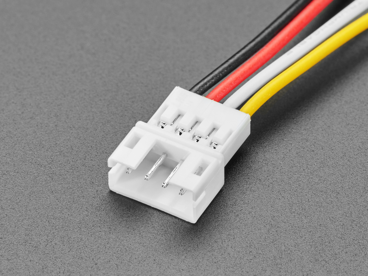 2.0mm Pitch 4-pin Cable Matching Pair - JST PH Compatible - Click Image to Close