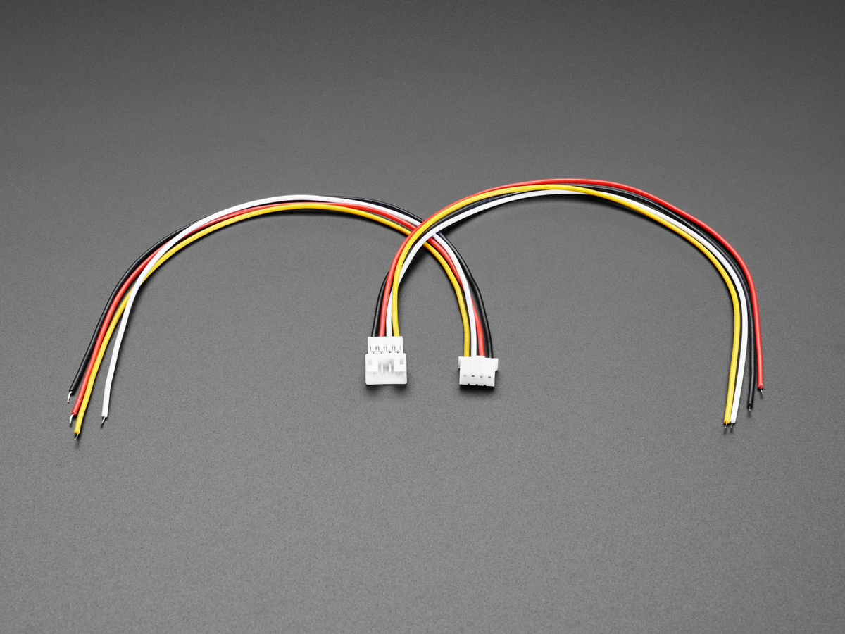 2.0mm Pitch 4-pin Cable Matching Pair - JST PH Compatible - Click Image to Close