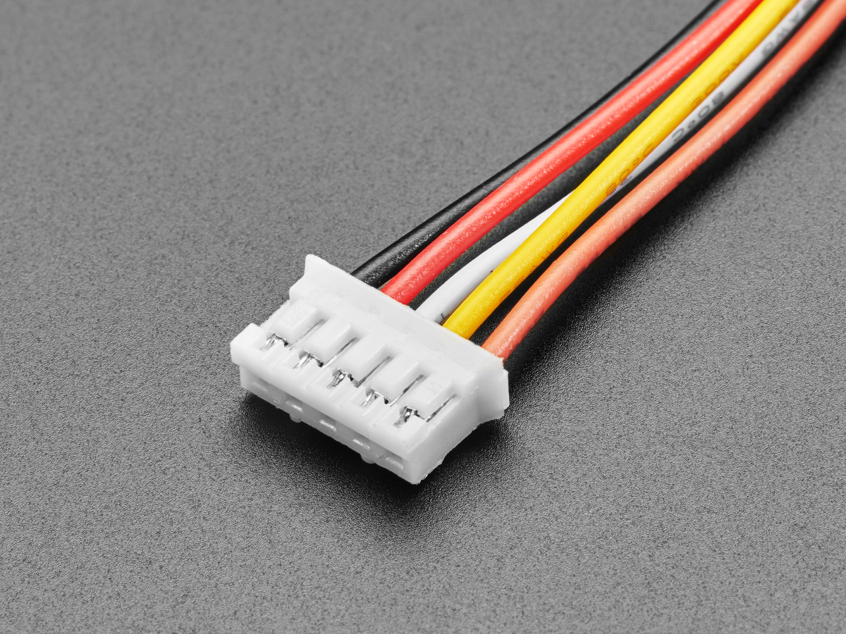 2.0mm Pitch 5-pin Cable Matching Pair - JST PH Compatible - Click Image to Close