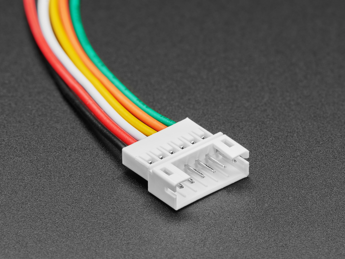 2.0mm Pitch 6-pin Cable Matching Pair - JST PH Compatible - Click Image to Close
