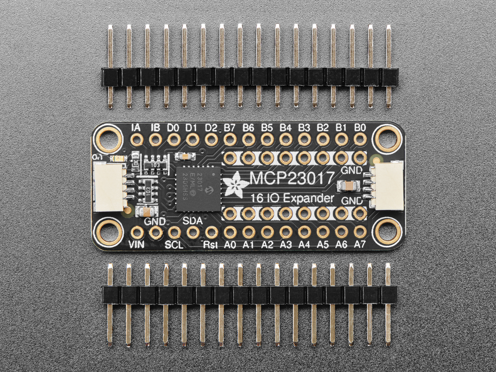 Adafruit MCP23017 I2C GPIO Expander Breakout - STEMMA QT / Qwiic - Click Image to Close