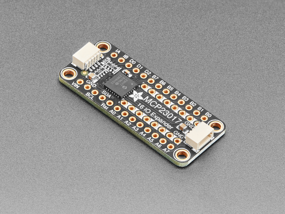 Adafruit MCP23017 I2C GPIO Expander Breakout - STEMMA QT / Qwiic - Click Image to Close