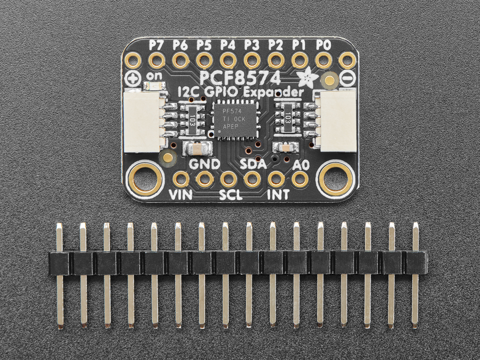 Adafruit PCF8574 I2C GPIO Expander Breakout - STEMMA QT / Qwiic - Click Image to Close