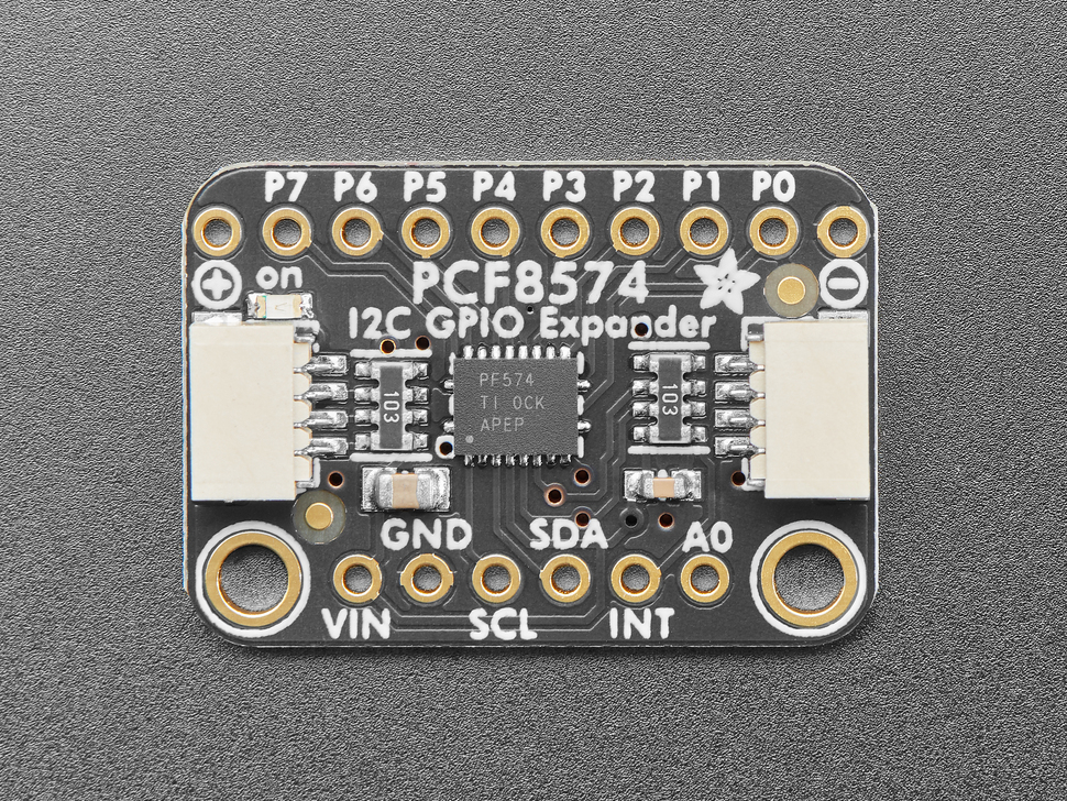Adafruit PCF8574 I2C GPIO Expander Breakout - STEMMA QT / Qwiic - Click Image to Close