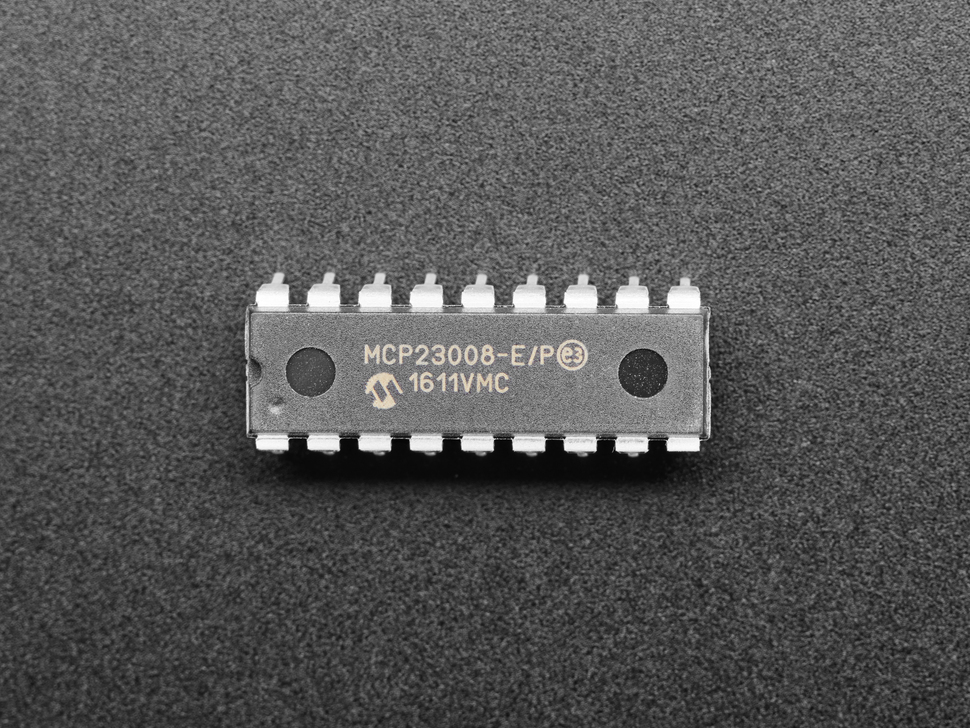 MCP23008 - i2c 8 input/output port expander - Click Image to Close