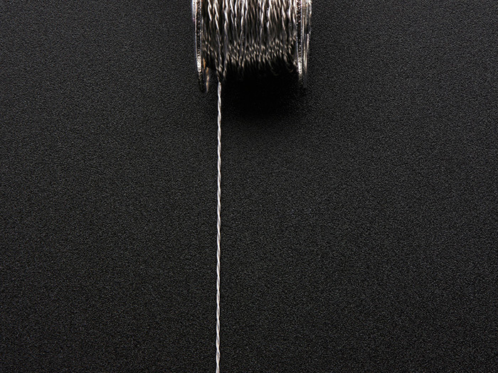 Stainless Thin Conductive Thread - 2 ply - 23 meter/76 ft - Click Image to Close