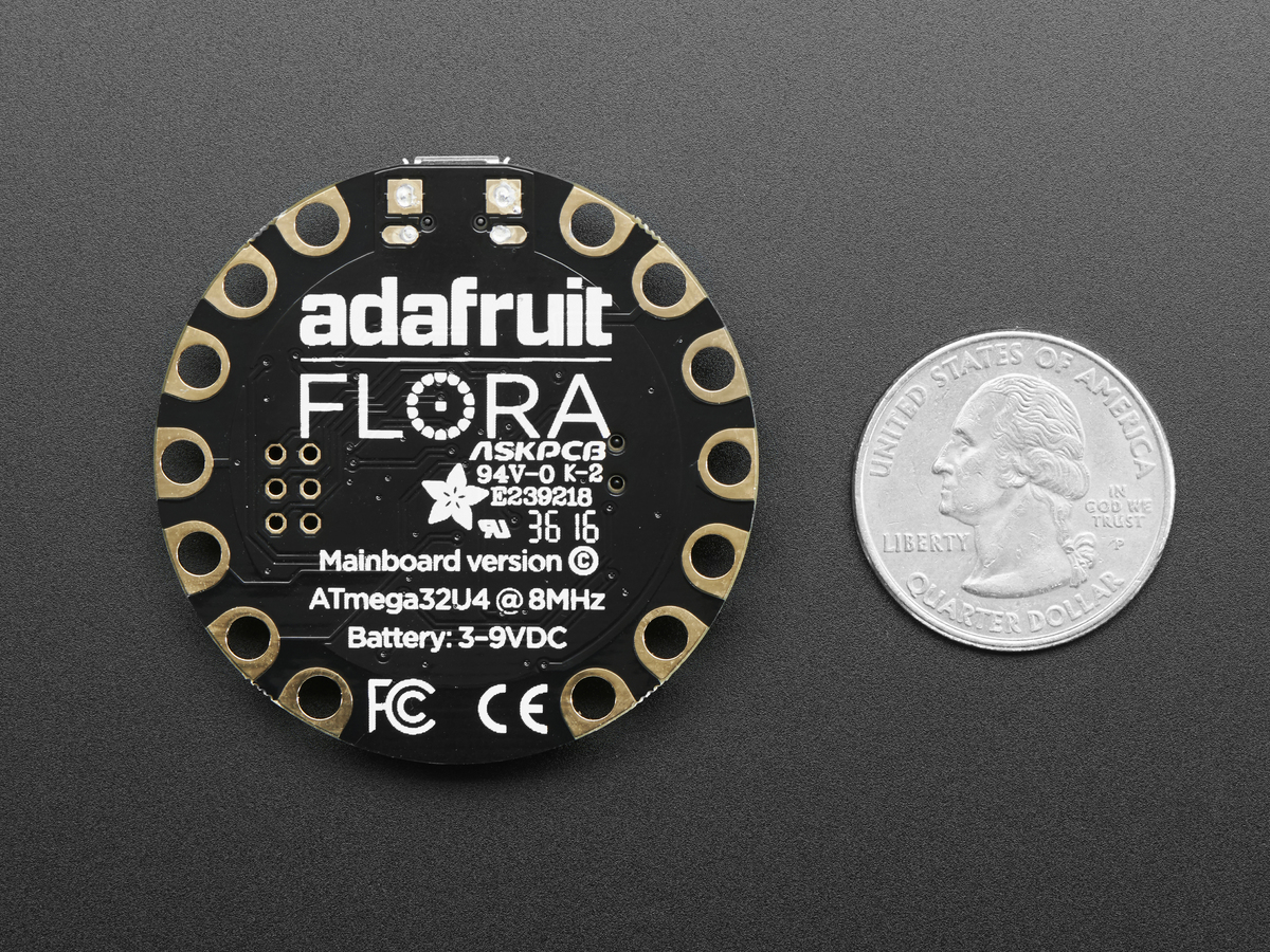 FLORA - Wearable electronic platform: Arduino-compatible - v3 - Click Image to Close