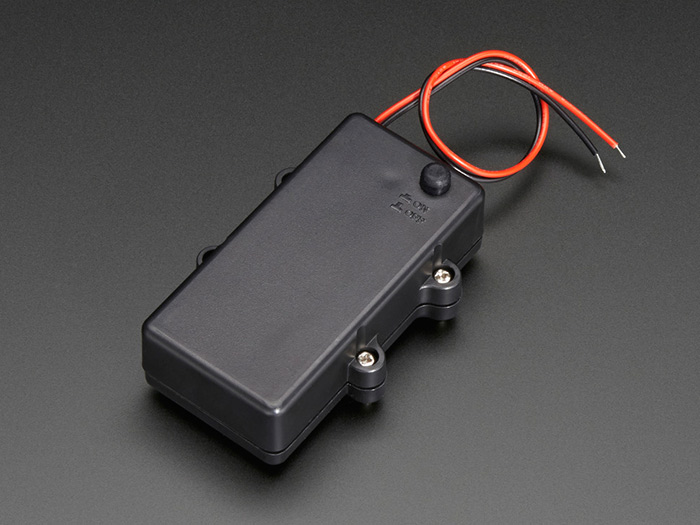 Waterproof 2xAA Battery Holder with On/Off Switch - Click Image to Close