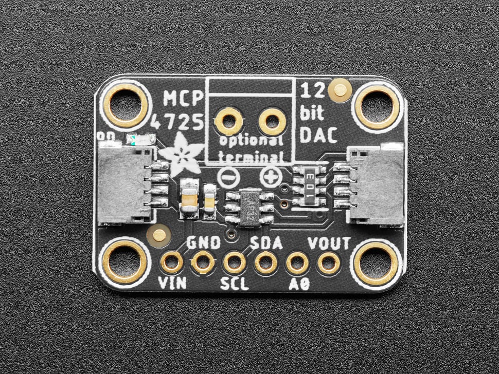 MCP4725 Breakout Board - 12-Bit DAC w/I2C Interface - Click Image to Close