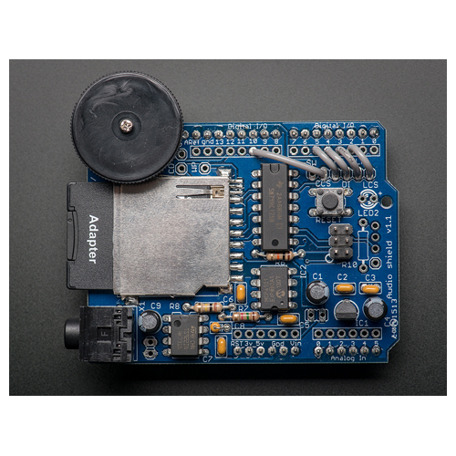 Adafruit Wave Shield for Arduino Kit - v1.1 - Click Image to Close