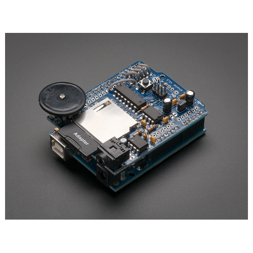 Adafruit Wave Shield for Arduino Kit - v1.1 - Click Image to Close