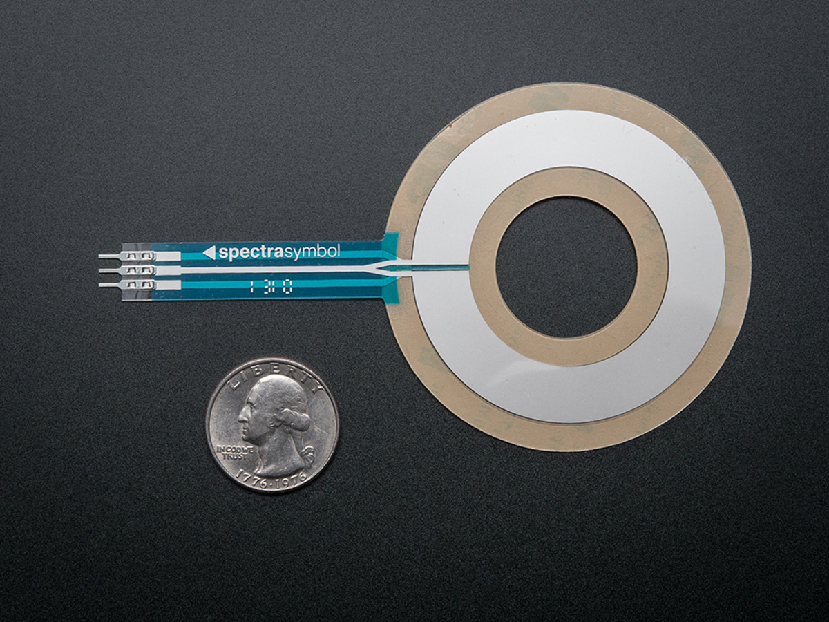 Circular Soft Potentiometer (Ribbon Sensor) - Click Image to Close