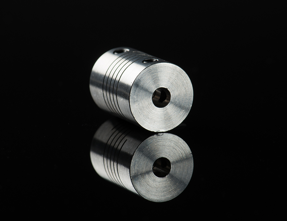 Aluminum Flex Shaft Coupler - 5mm to 5mm - Click Image to Close