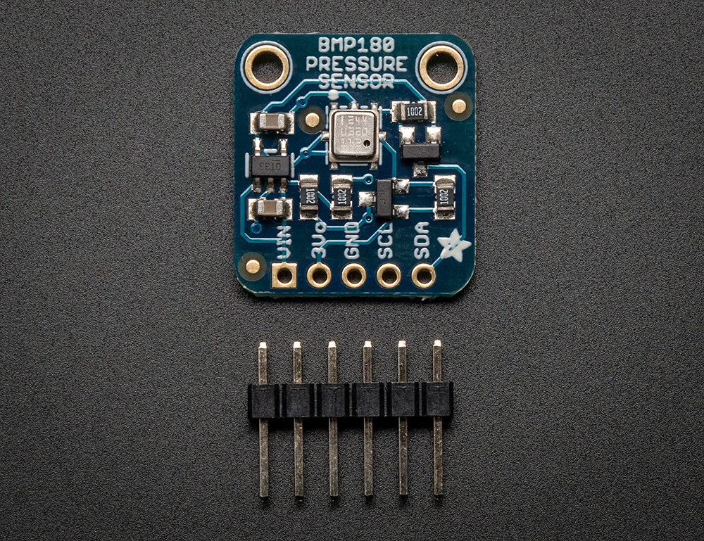 Retired - BMP180 Barometric pres/temp/alt Sensor- 5V ready - Click Image to Close