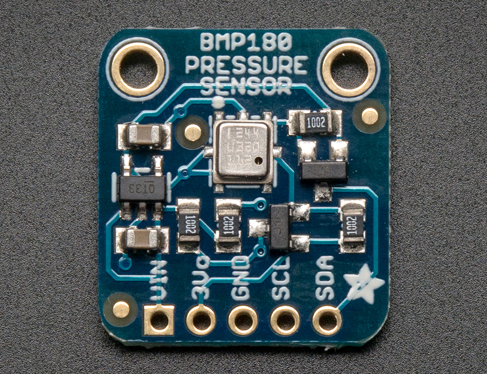 Retired - BMP180 Barometric pres/temp/alt Sensor- 5V ready - Click Image to Close