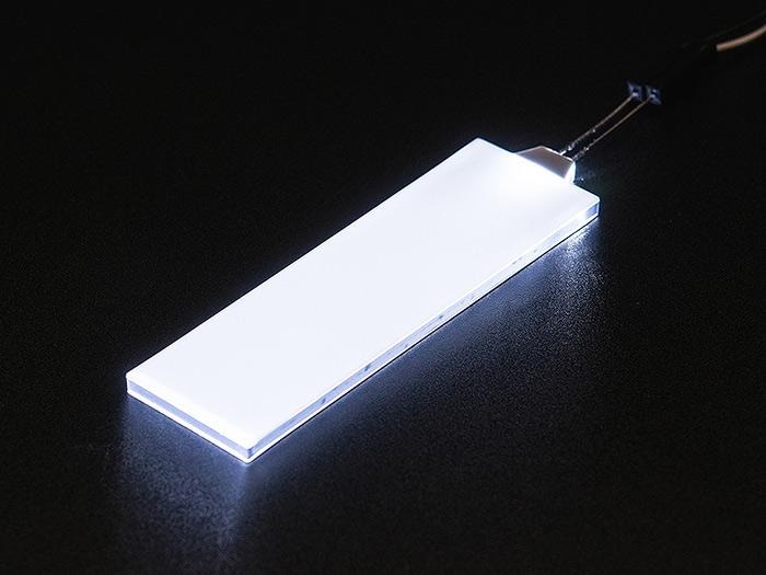 White LED Backlight Module - Medium 23mm x 75mm - Click Image to Close