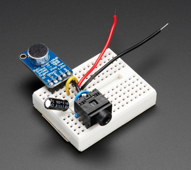 Electret Microphone Amplifier - MAX9814 with Auto Gain Control - Click Image to Close