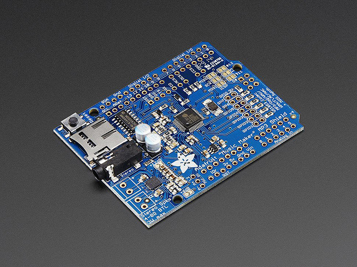Adafruit "Music Maker" MP3 Shield for Arduino w/3W Stereo Amp - Click Image to Close