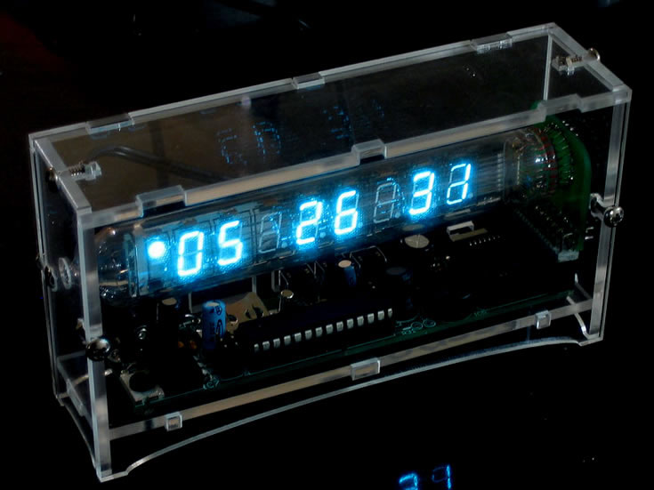 Retired - Ice Tube Clock kit - v1.1 - Click Image to Close