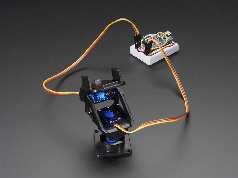 Pan-Tilt Kit - Unassembled Mini (Without Micro Servos) - Click Image to Close