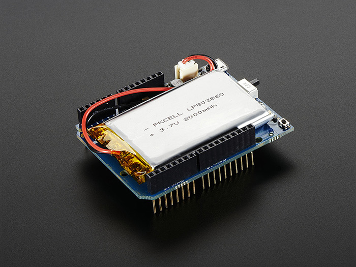 Adafruit PowerBoost 500 Shield Rechargeable 5V Power Shield - Click Image to Close