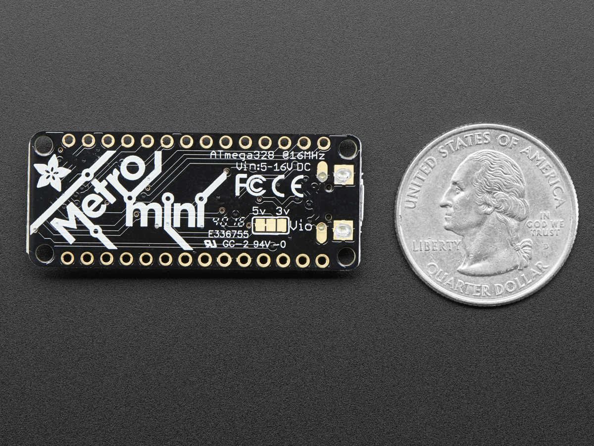 Adafruit Metro Mini 328 - Arduino-Compatible - 5V 16MHz - Click Image to Close