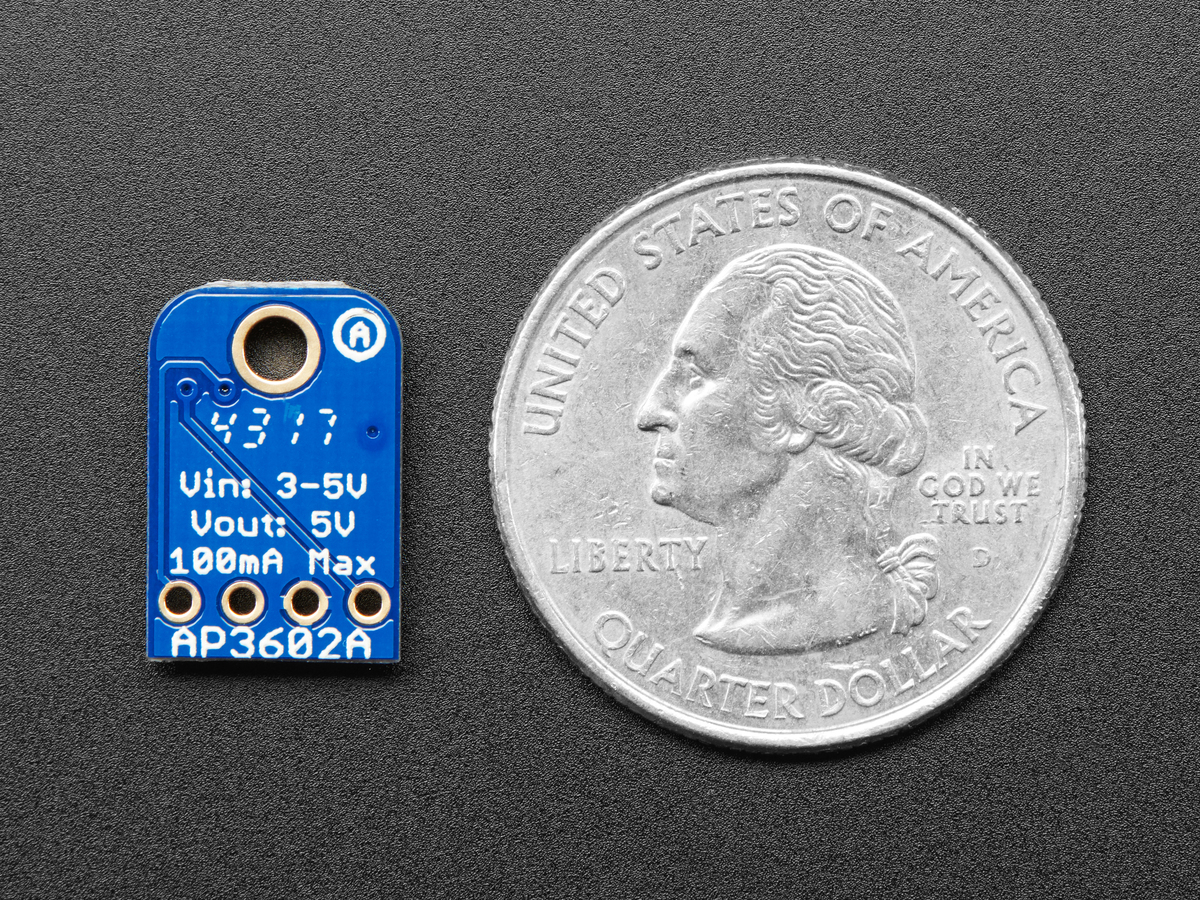 Adafruit MiniBoost 5V @ 100mA Charge Pump - AP3602A - Click Image to Close