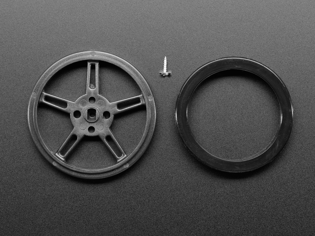 Skinny Wheel for TT DC Gearbox Motors - Click Image to Close