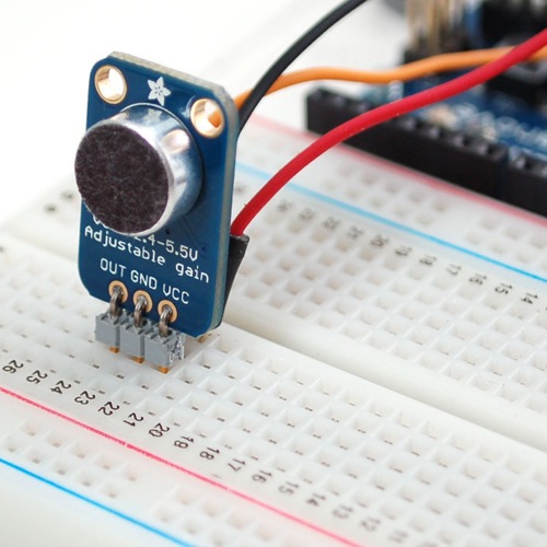 Electret Microphone Amplifier - MAX4466 with Adjustable Gain - Click Image to Close