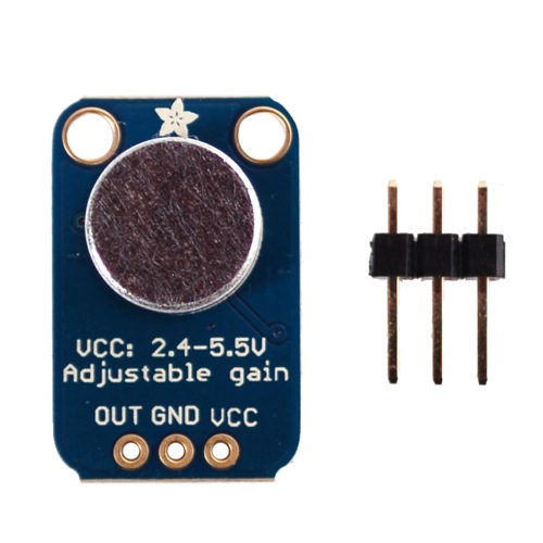 Electret Microphone Amplifier - MAX4466 with Adjustable Gain - Click Image to Close