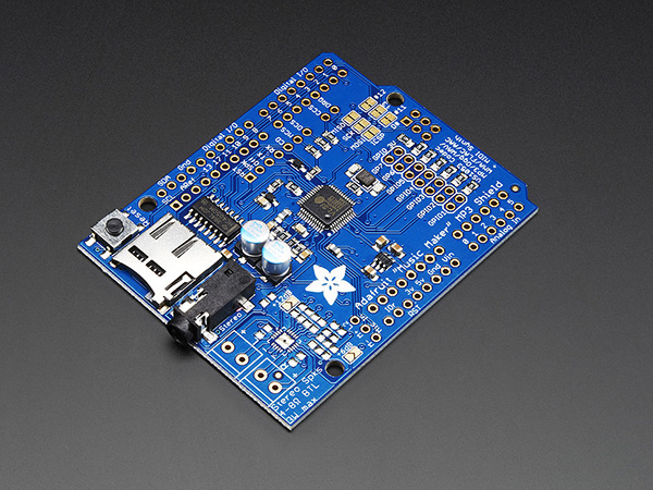 Adafruit Music Maker MP3 Shield For Arduino (mp3/Ogg/Wav) - Click Image to Close