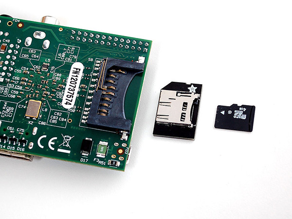 Low-Profile microSD card adapter for Raspberry Pi - Click Image to Close