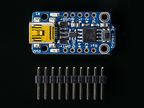 Adafruit Trinket - Mini Microcontroller - 3.3V Logic - Click Image to Close