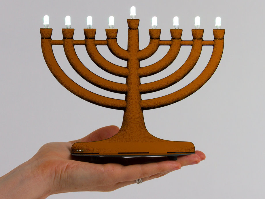 Mega Menorah 9000 Soldering Kit - Click Image to Close
