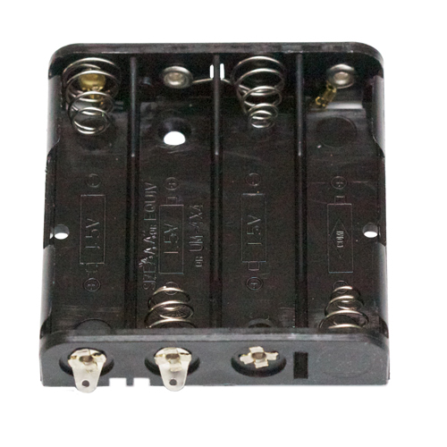 Battery Holder 4 x (AAA) - Click Image to Close
