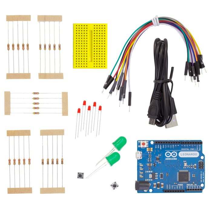 Spikenzielabs' Essential Arduino Leonardo Starters Kit - Click Image to Close