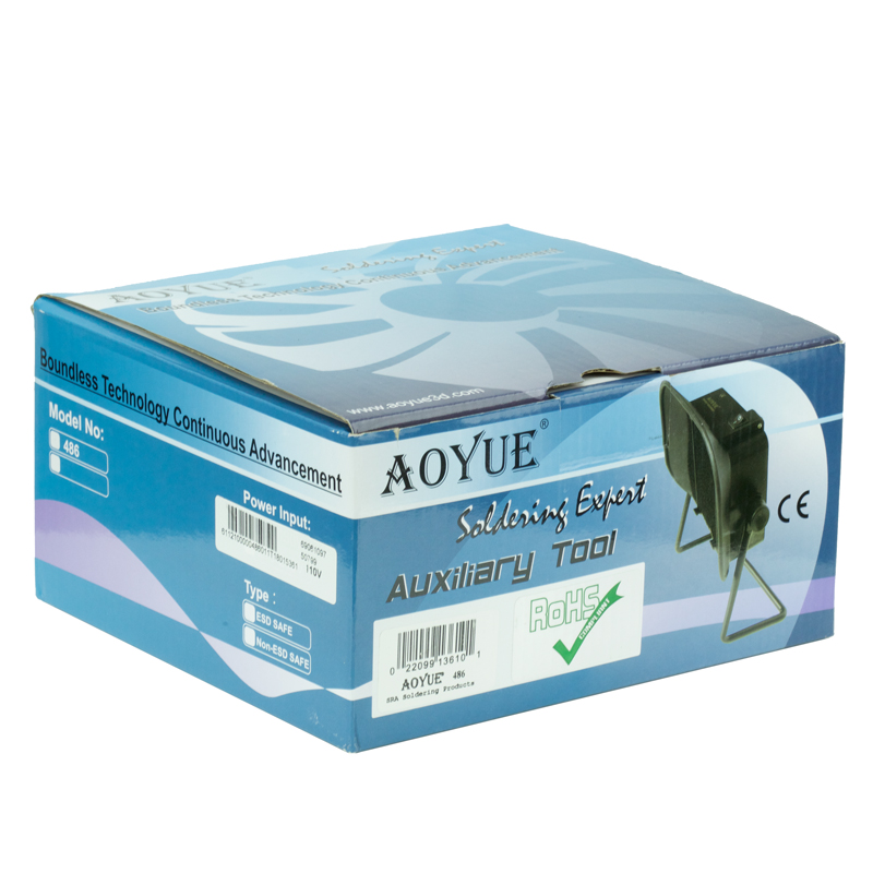 Aoyue 486 Fume Extractor and Smoke Absorber Fan - Click Image to Close