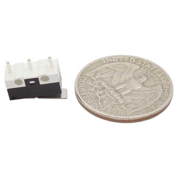 Small Snap Action Lever Switch (Flat) - 10 Pack - Click Image to Close