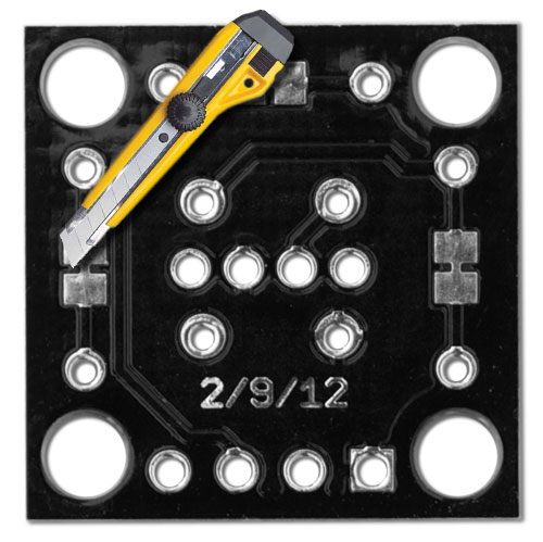 Tricolor LED Breakout Board Kit - Click Image to Close