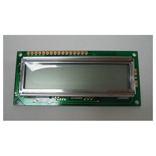 Basic 16x1 Character LCD, no backlight, green/black - Click Image to Close