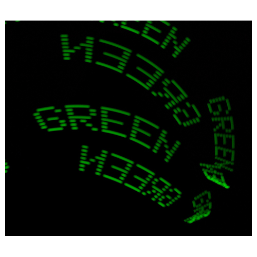Povard (Green LEDs - Black Bezel) - Kit - Click Image to Close