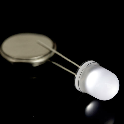 10 Pack 10mm White LED - Click Image to Close