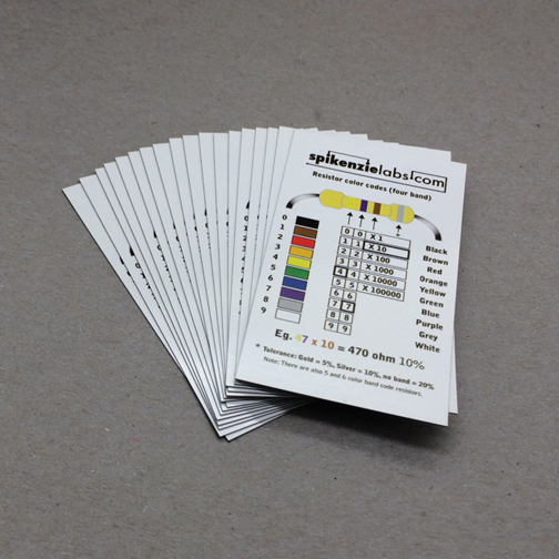 Toolbox Magnetic Resistor Chart - Click Image to Close