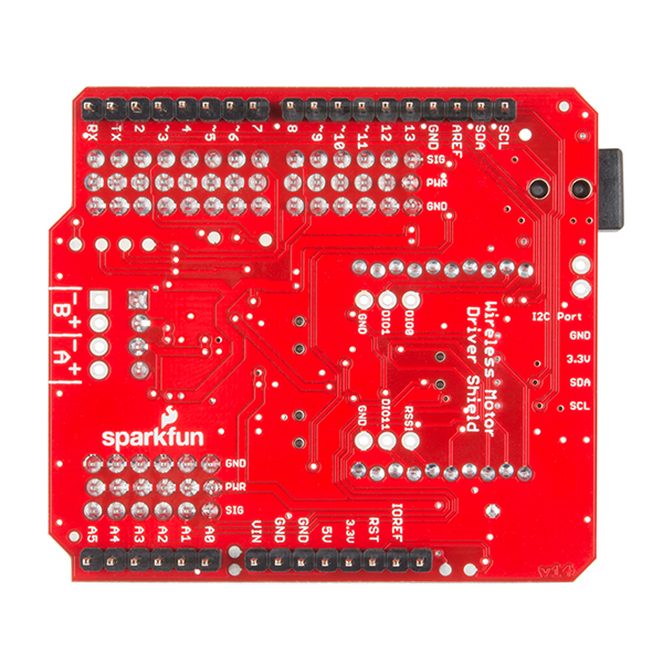 SparkFun Wireless Motor Driver Shield - Click Image to Close