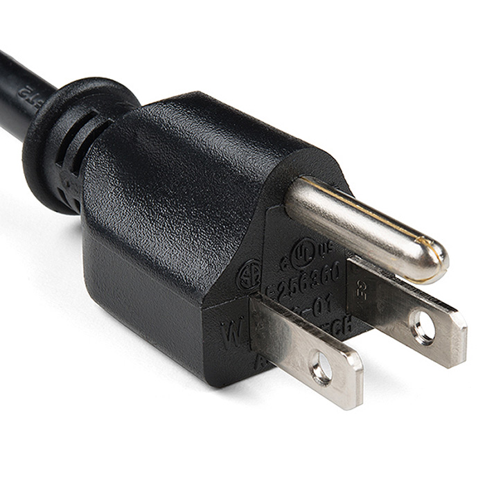Adam Tech Wall Adapter Cable (North American) - Click Image to Close