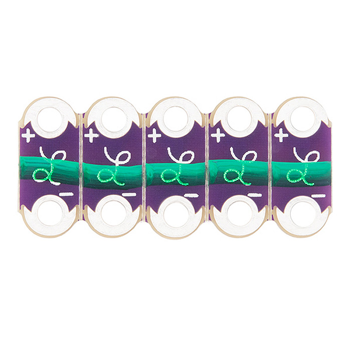 LilyPad LED Green (5pcs) - Click Image to Close