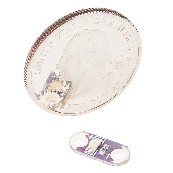 LilyPad LED Yellow (5pcs) - Click Image to Close