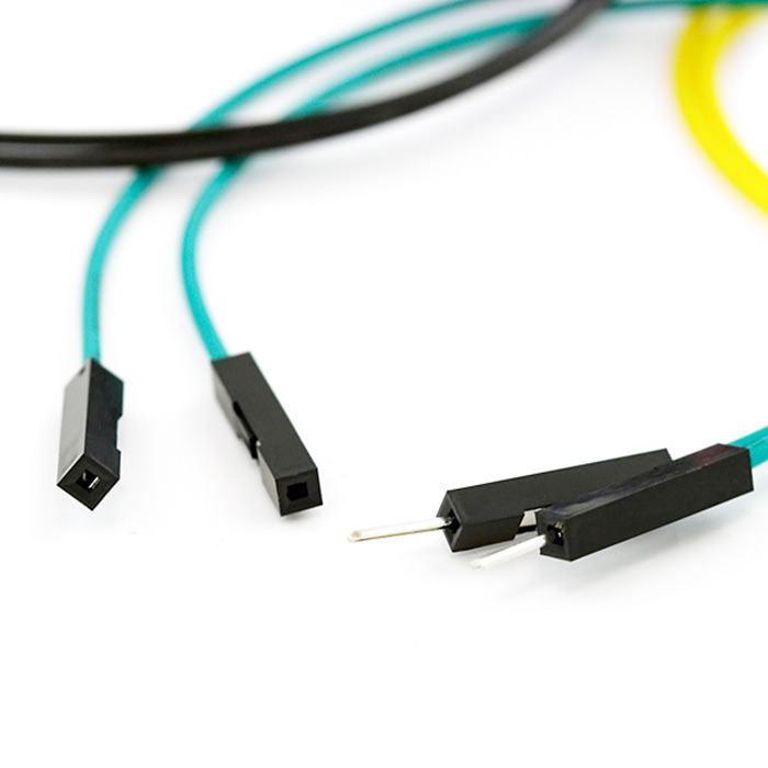 Jumper Wires Premium 6" M/F Pack of 100 - Click Image to Close