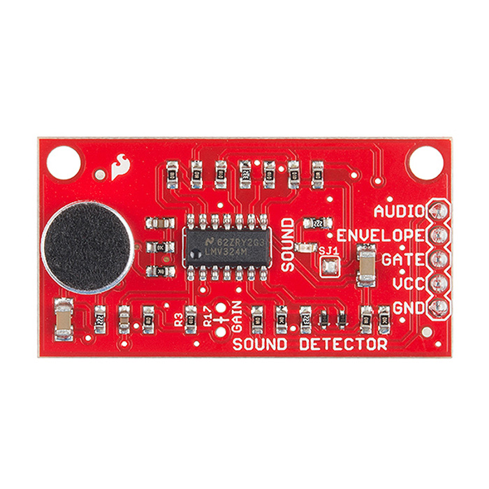 SparkFun Sound Detector (with Headers) - Click Image to Close